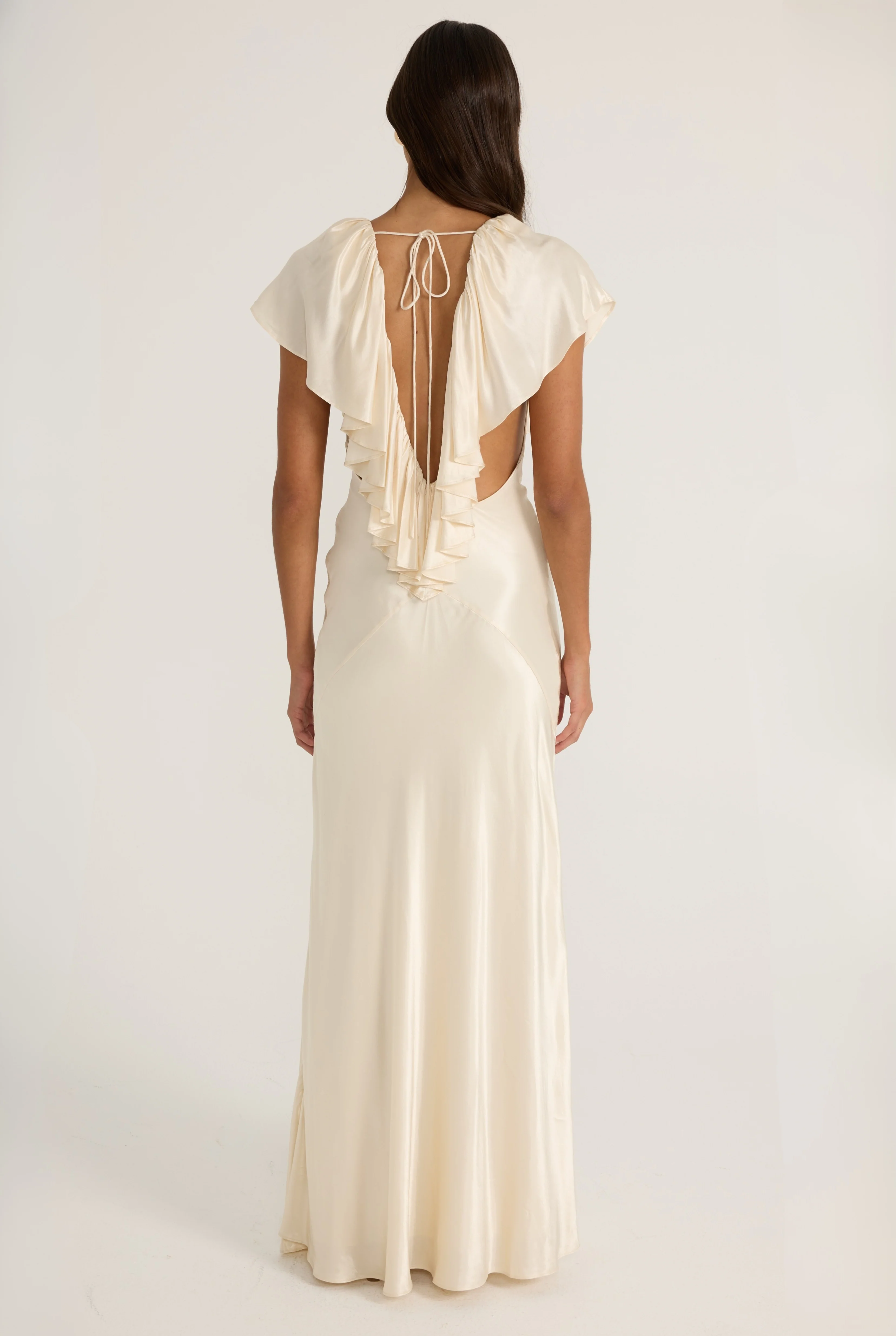 Clover Gown - Satin Cream - Image 3
