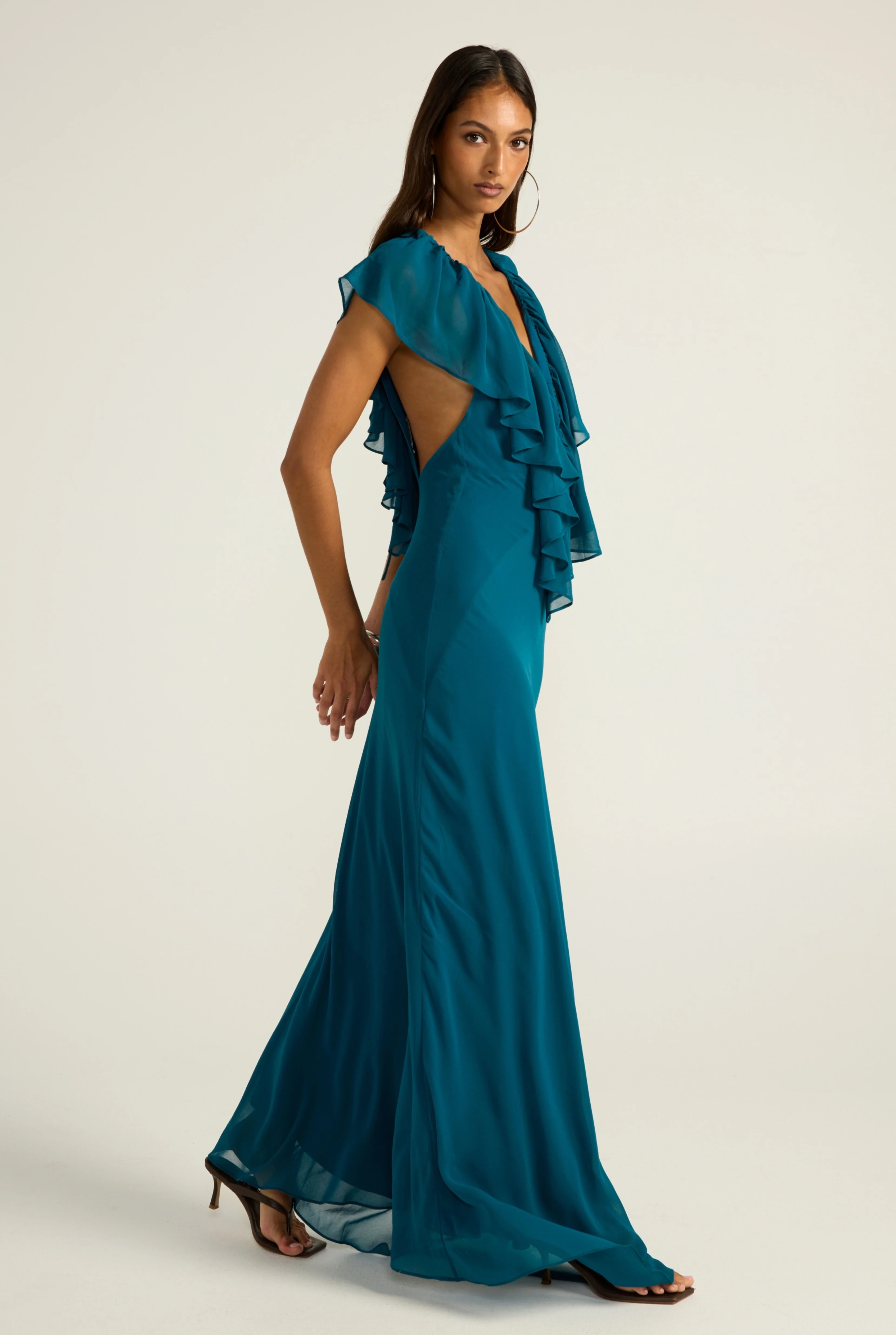 Clover Gown - Teal - Image 7