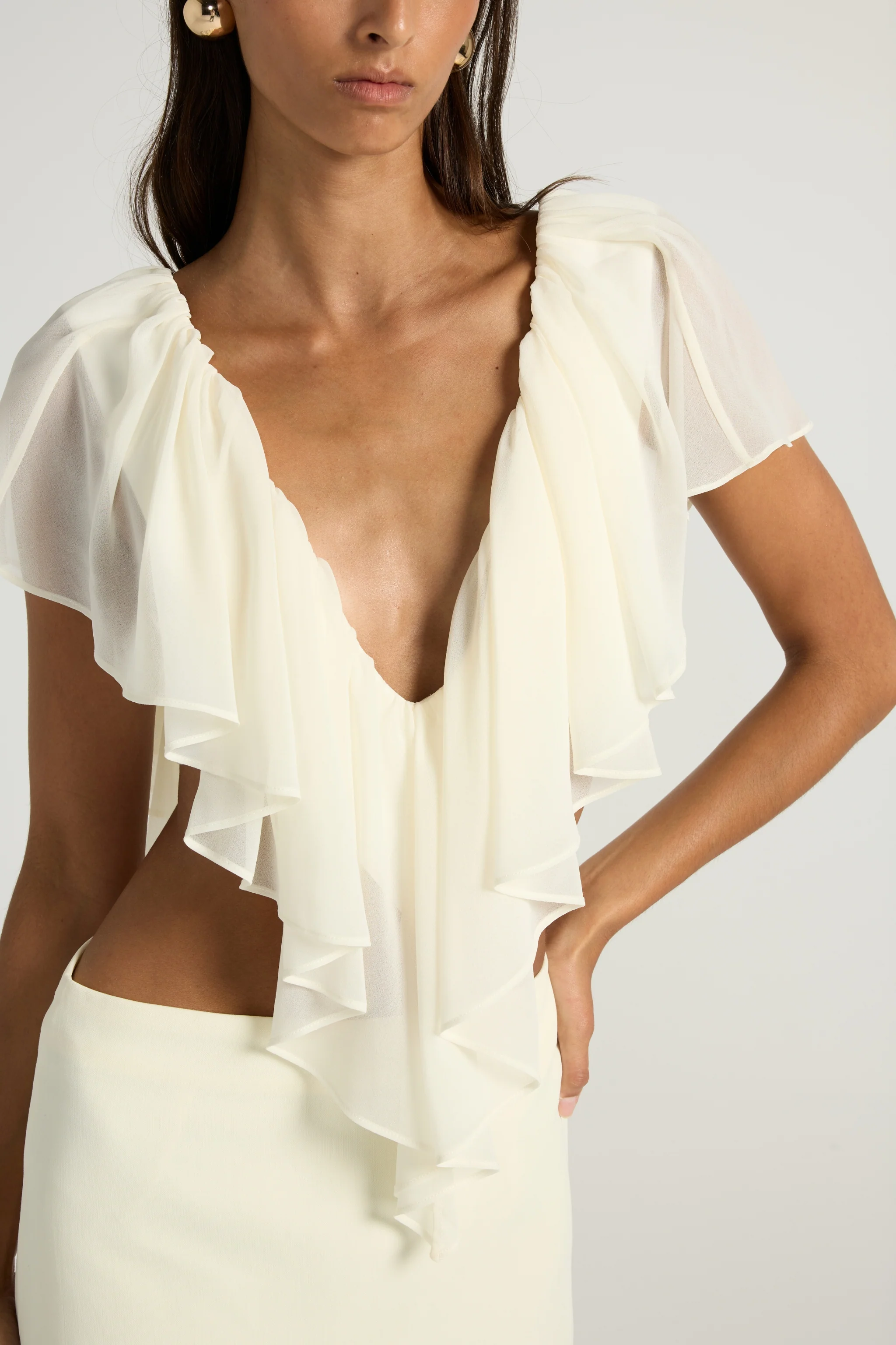 Clover Top - Ivory - Image 6