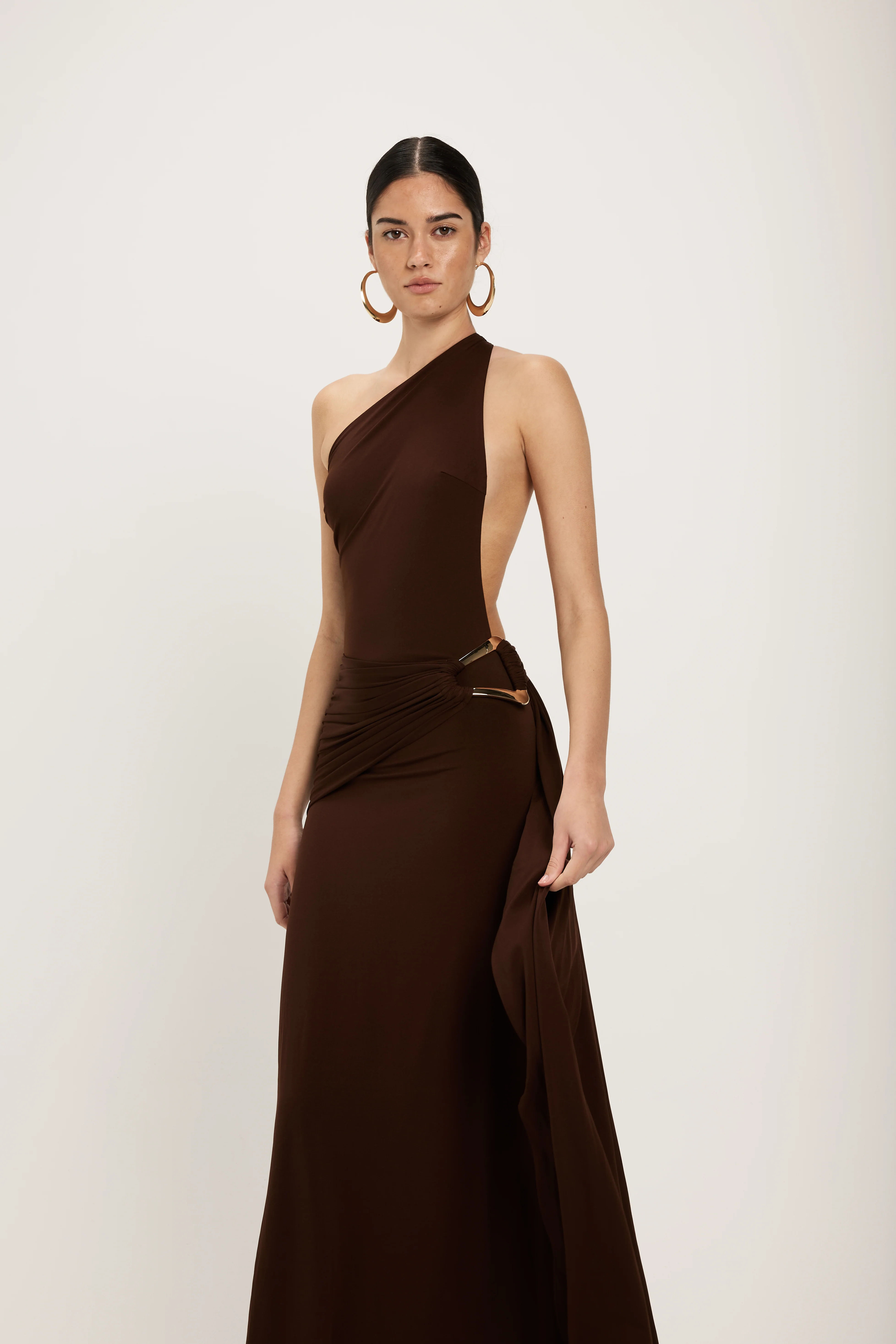 Gaia Gown - Brown - Image 7