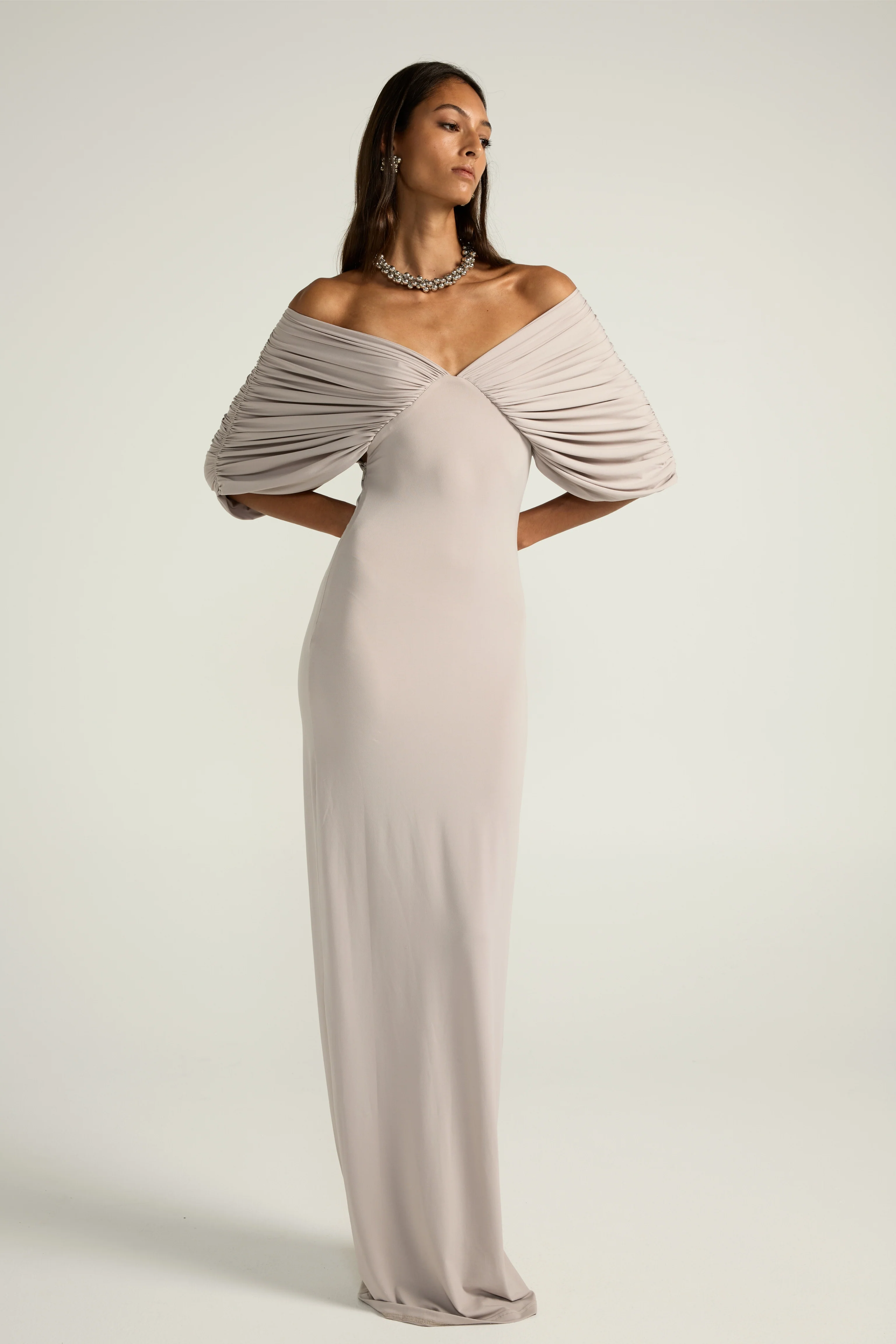 Neve Dress - Grey - Image 3