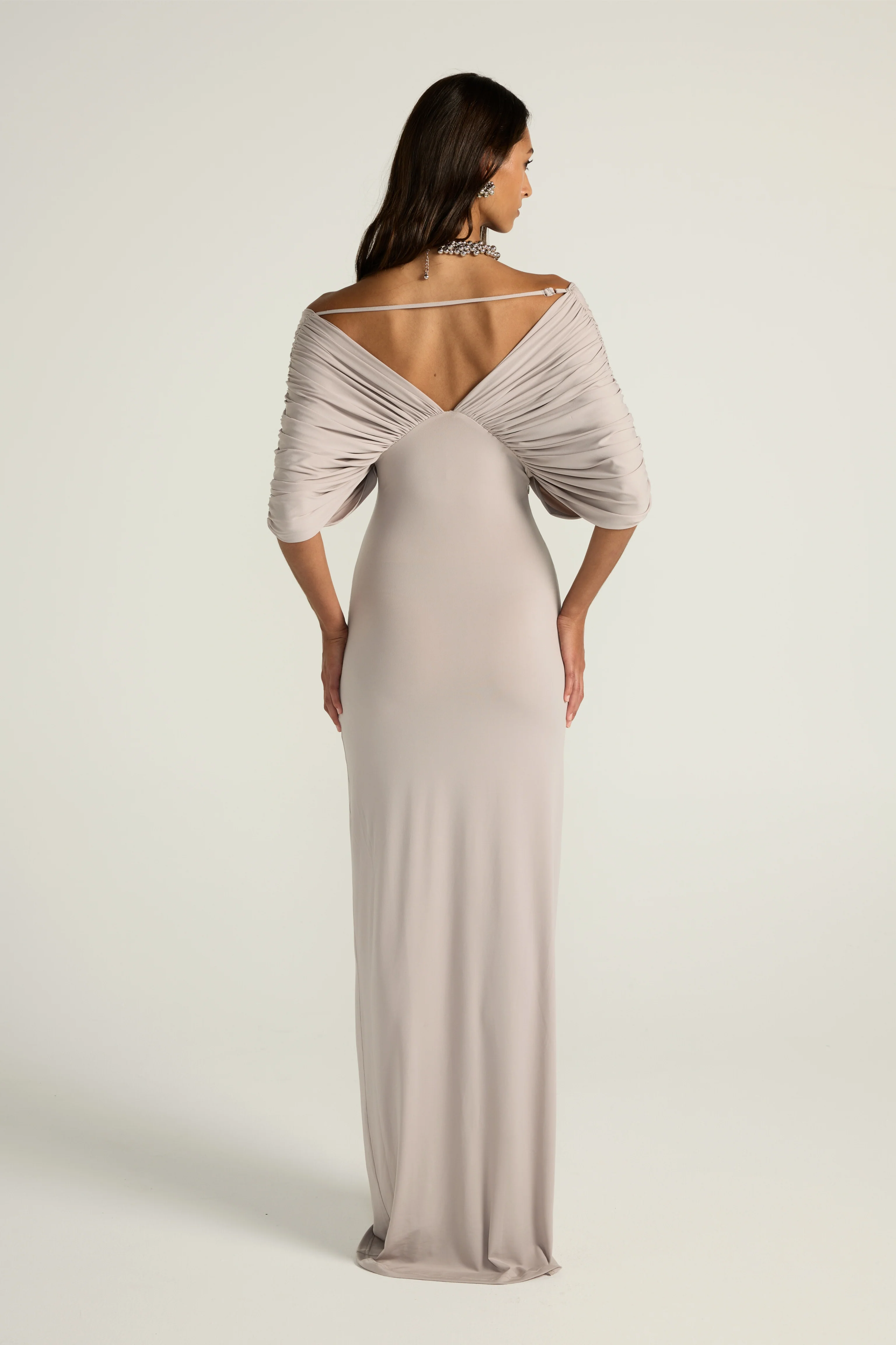 Neve Dress - Grey - Image 5