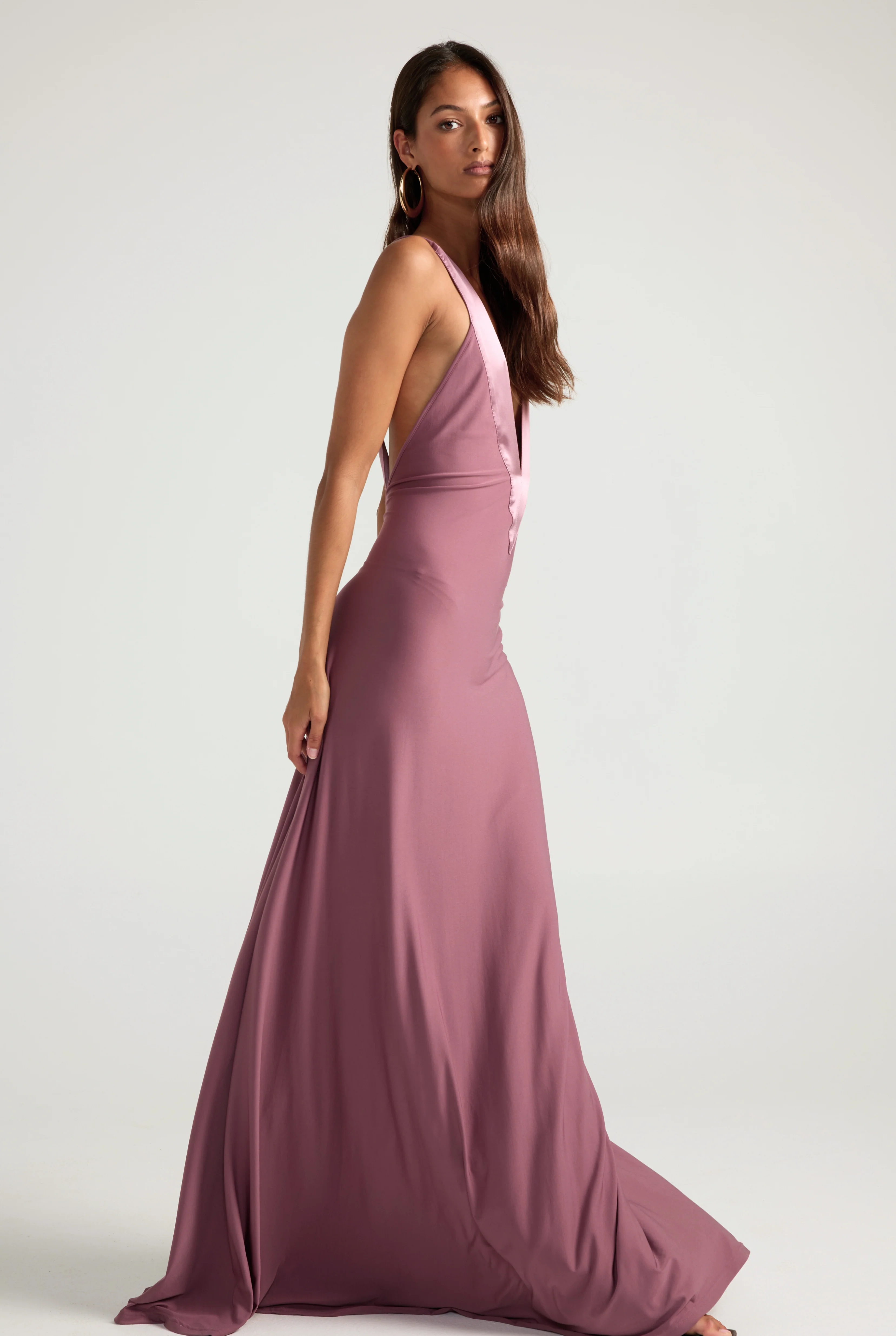 Rosa Gown - Mauve - Image 4