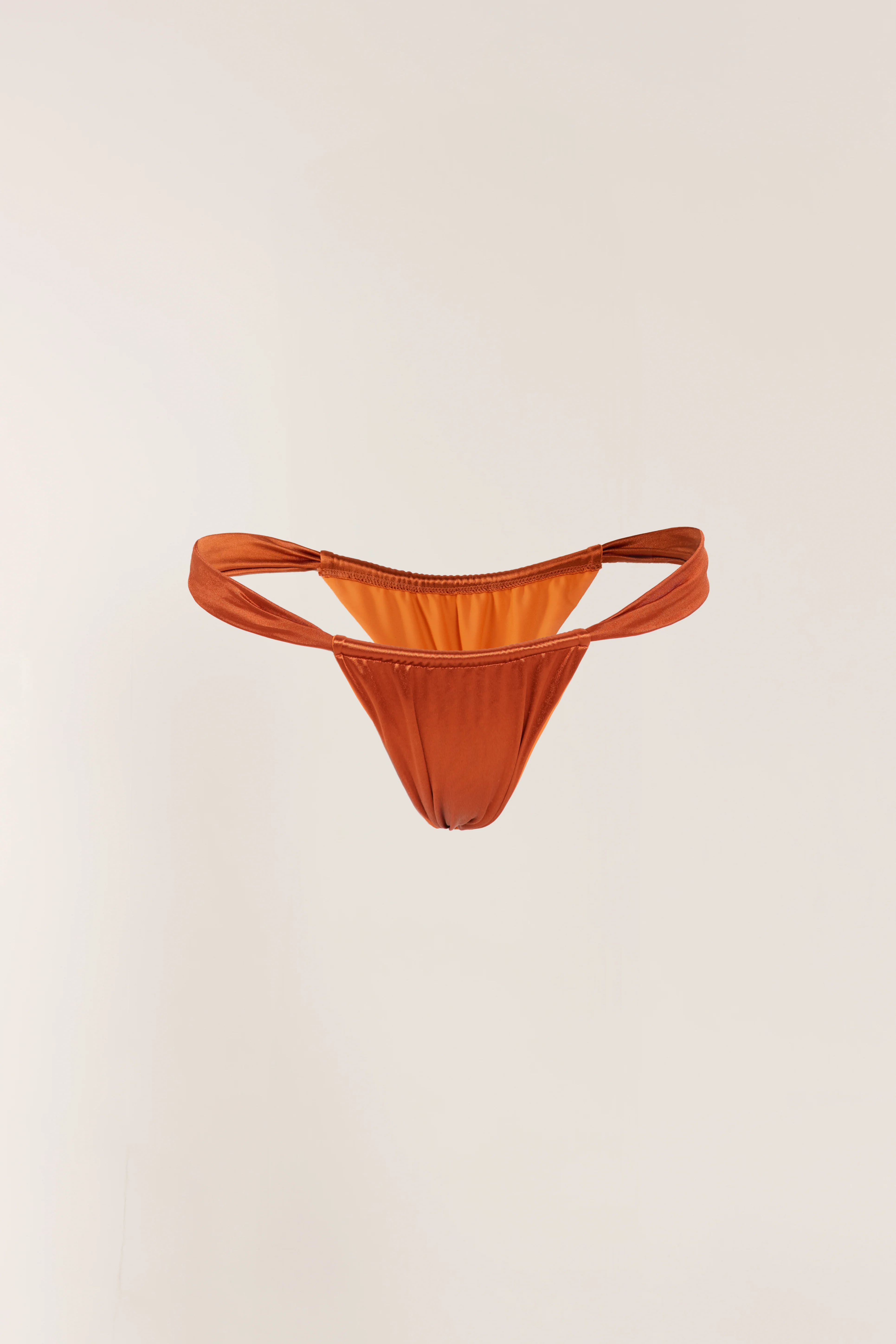 Tan Bikini Bottoms - Burnt Orange - Image 3