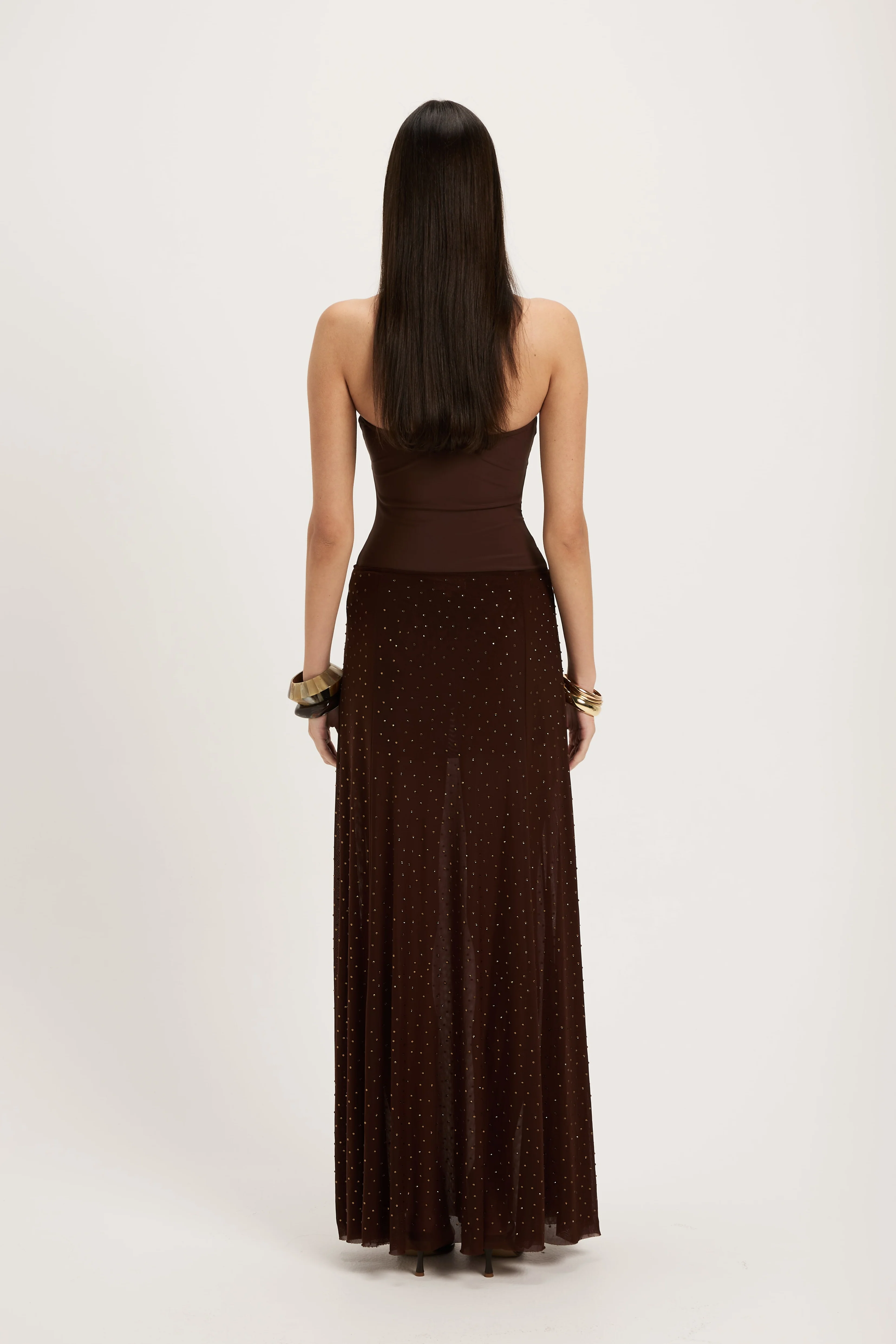 Vecchio Skirt - Brown - Image 5