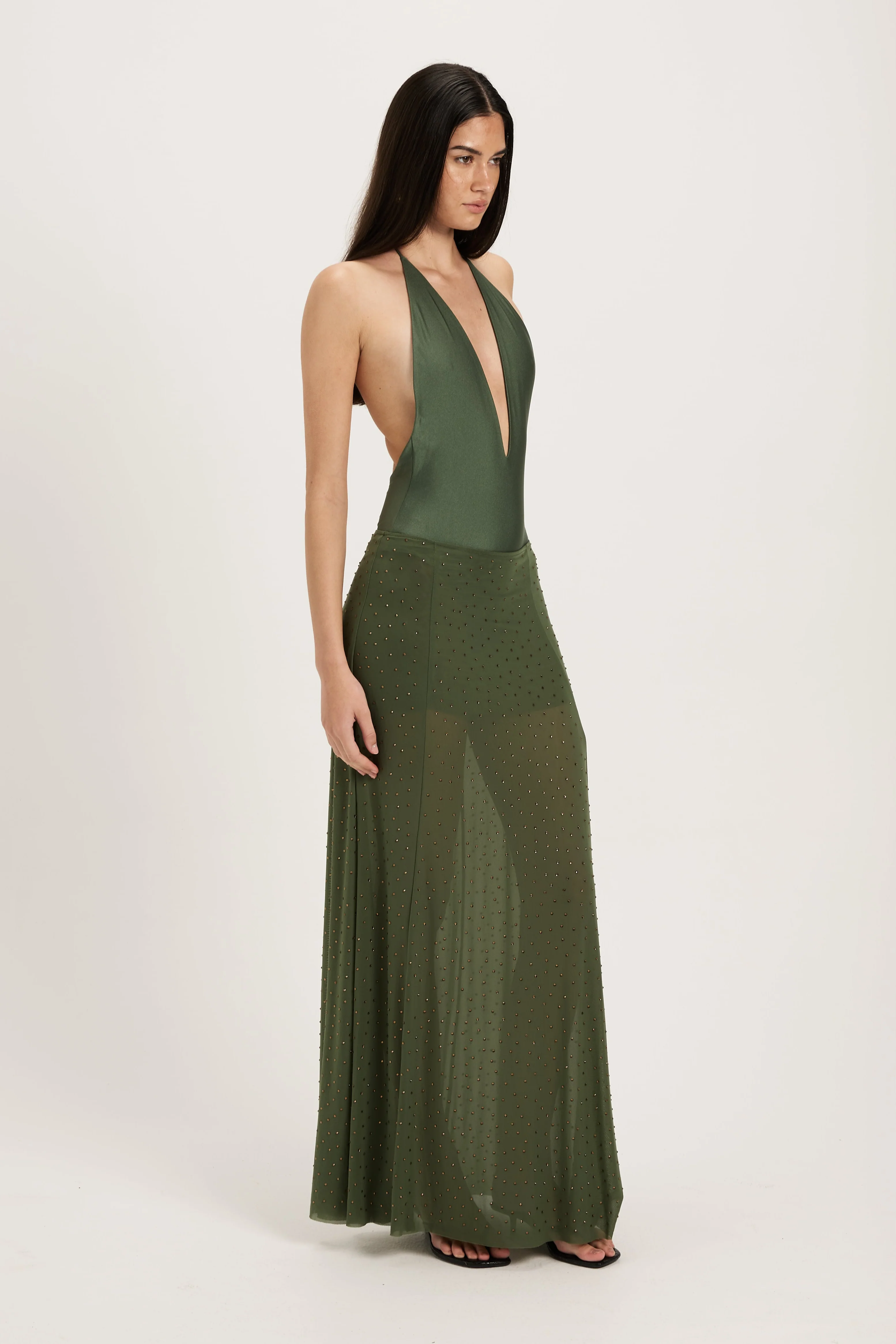 Vecchio Swimsuit - Olive - Image 3